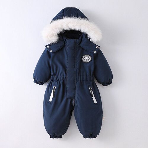 Infants, children, baby ski clothes, men and girls clothes, extra thick cotton jacket, newborn climbing jumpsuit, winter going out