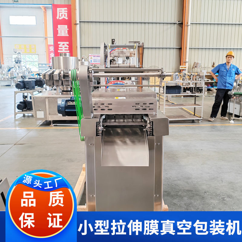 五香鸡腿小型拉伸膜真空包装机 琵琶腿全自动真空包装机 塑封机