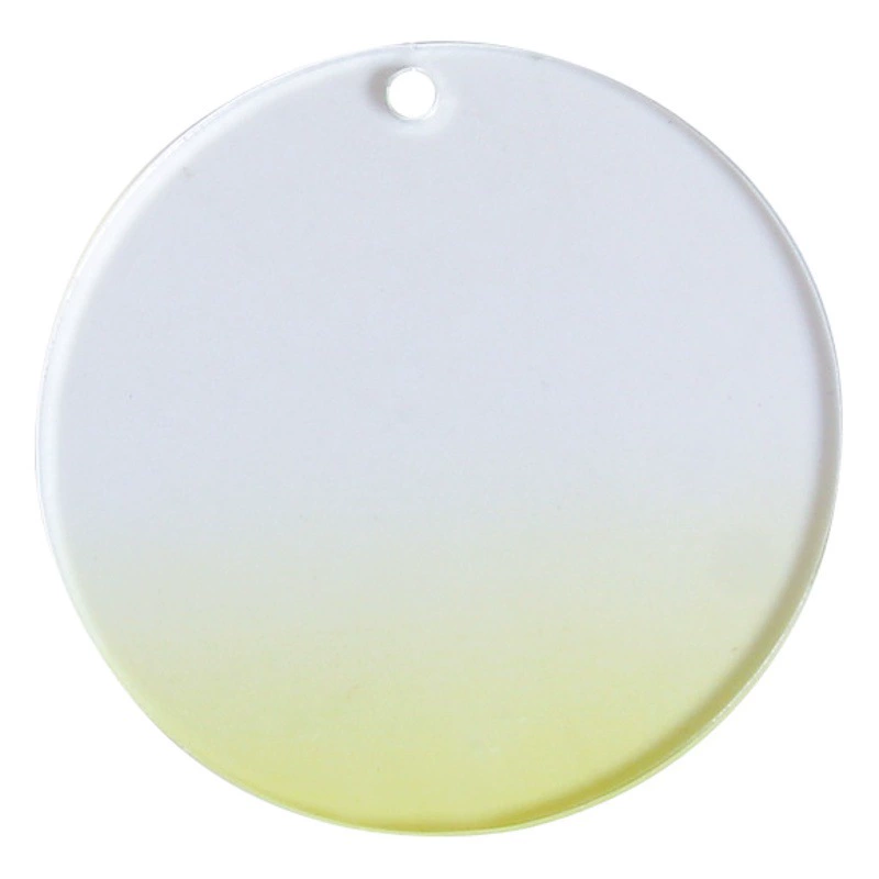 Акриловая карточка Goo специальной формы маленький диск прозрачный градиент любовь Goo Chuck аксессуары DIY наклейка ручной счет висячие украшения