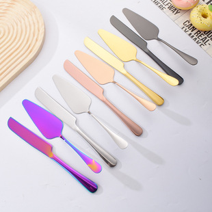 Stainless Steel Cake Knife and Spatula 2-Piece Set Wedding Party Baking Pizza Spatula Cheese Bread Knife Amazon Best Seller