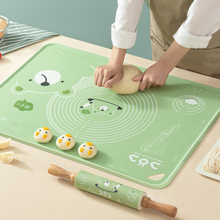 Rolling Mat Food Grade Kneading Mat Thickened Silicone Dumpling Mat Panel and Mat Household Baking Chopping Board