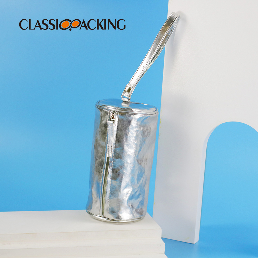 Pincel de maquillaje portátil portátil, cilindro, bolsa de cosméticos, cosméticos de viaje en el hogar, lavado multifuncional impermeable de gran capacidad