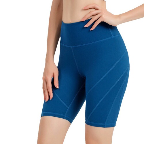 Lululemon style double-sided yoga shorts for women, running slim-fit leggings, stretchy sports yoga pants for women