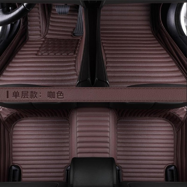 Foreign Trade Supply, In-Stock Full-Coverage Car Floor Mats, Custom-Fit Car Floor Mats, Small Horizontal Stripe Car Floor Mats