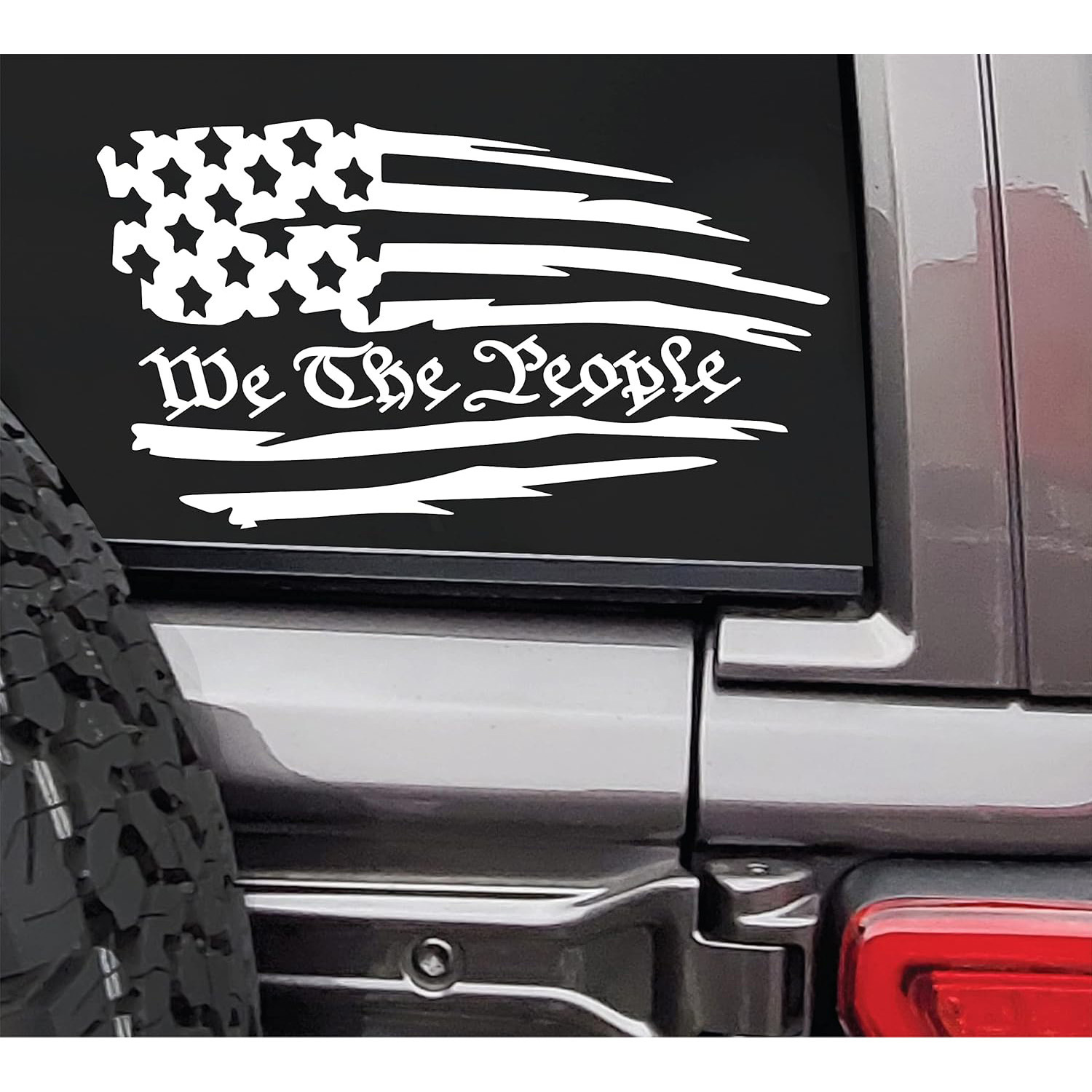 We The People pegatinas de vinilo para automóviles pegatinas impermeables desmontables para interiores y exteriores