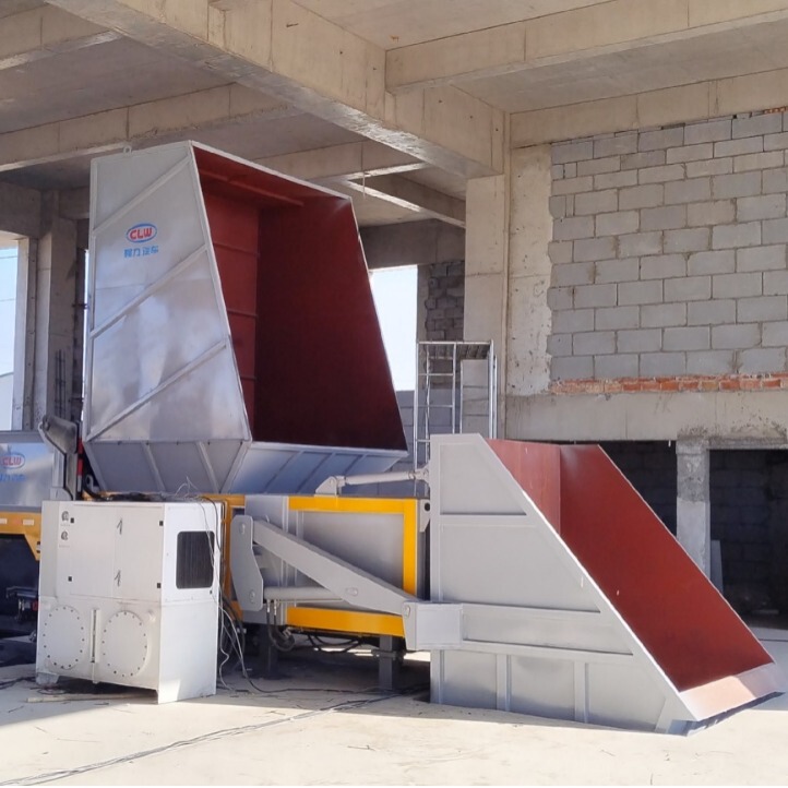 Ground split type one machine double box horizontal compression mobile dustbin station various garbage stations production