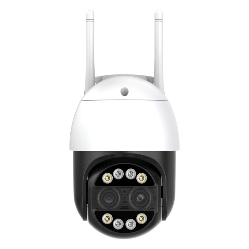 4K 8MP máquina de bolas binocular 8 veces el zoom cámara de vigilancia Xiongmai inalámbrico WiFi binocular máquina de bolas al aire libre