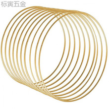 加焊大金属大大铁圈铁环圆环捕梦网花环家居装饰风铃圆圈