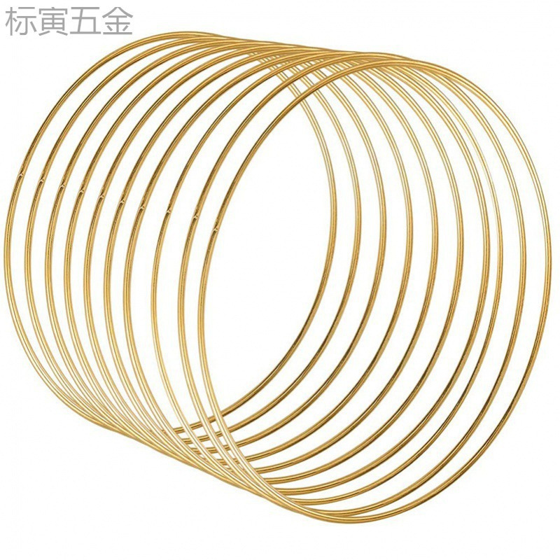 加焊大金属大大铁圈铁环圆环捕梦网花环家居装饰风铃圆圈