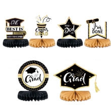 New Graduation Season Doctor Cap Honeycomb Ornaments Desktop