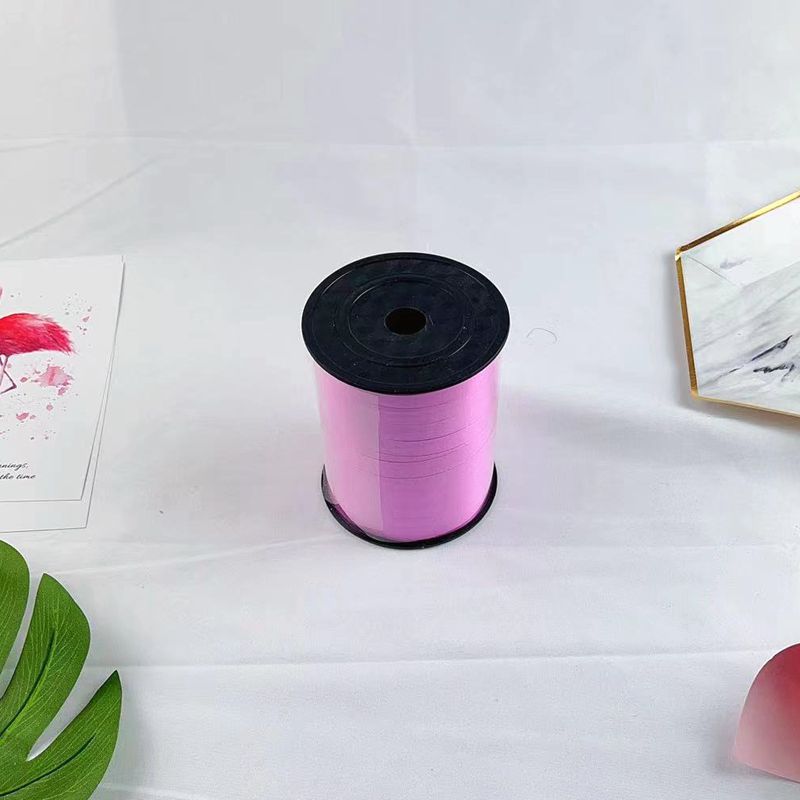 Transfronterizo 1cm de ancho 250 yardas cinta globo atado cuerda fiesta de cumpleaños decoración cinta globo accesorios boda cinta