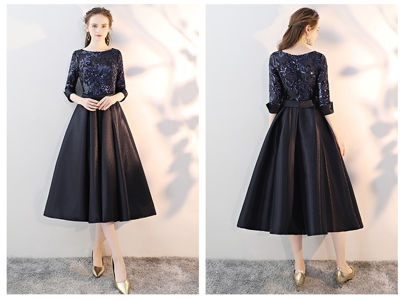 Abito da sera lungo ed elegante da donna vestito da cerimonia fluido_voghion.com