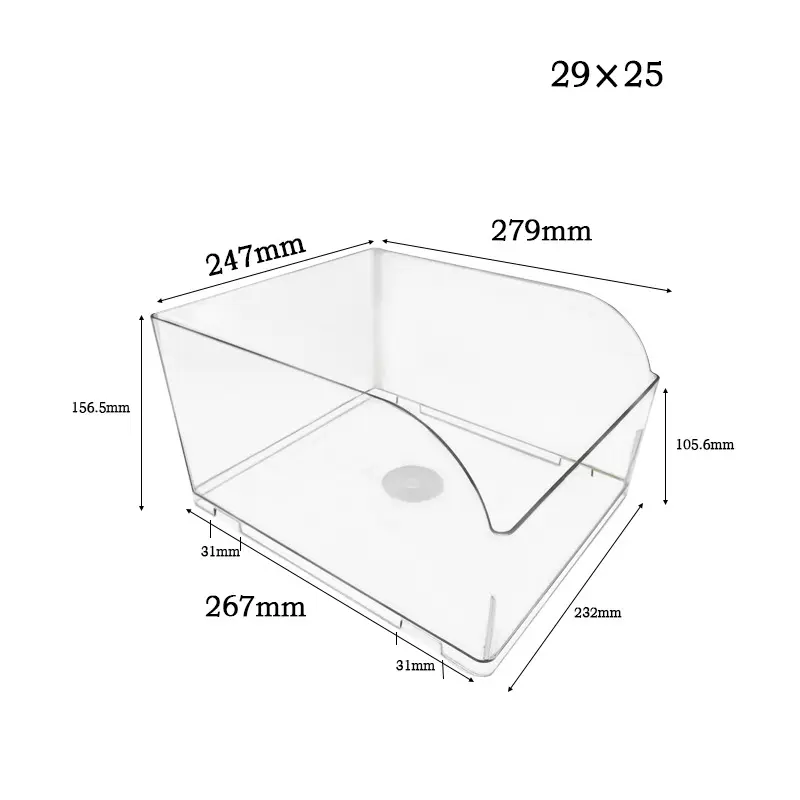 赵一鸣零食很忙透明盒食品展示盒干货干果好想来款超市零食收纳盒