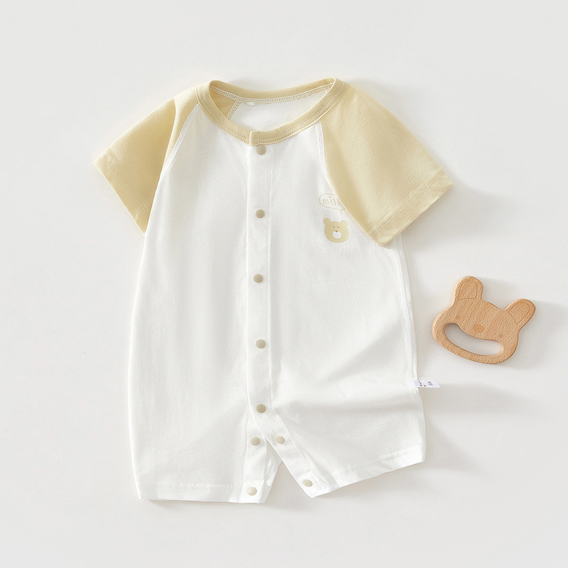 Children's summer thin cotton bodysuit for new born for early age