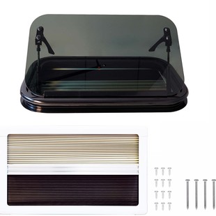 RV window tempered outer push window Tianze window factory direct size can be set 900*500