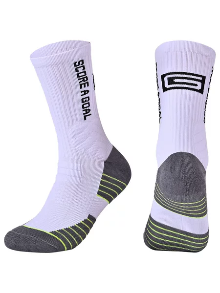 Adhesive Grip Soccer Socks, Sports Socks for Men, Mid-Calf Non-Slip Socks, Professional Basketball Socks, Youth Running Short Socks, Soccer Socks