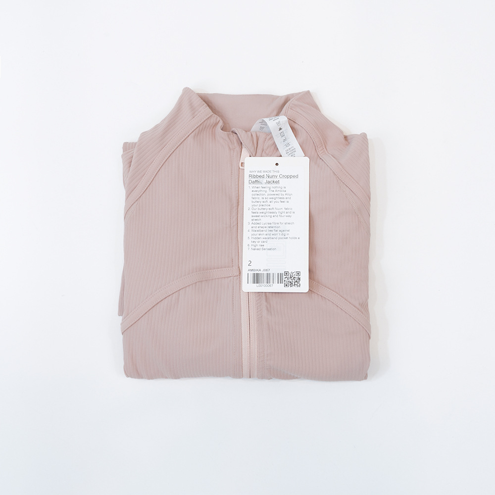 Chaqueta de ropa de yoga otoño e invierno para mujer nueva camisa deportiva acanalada de manga larga para correr pilates entrenamiento traje de ropa de gimnasio