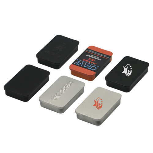 Sliding cover push-pull box storage balm box tin box candy mini small tin box empty box aromatherapy jar drawer tin box