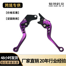 跨境批发摩托车改装配件压铸头六档调节碟刹车离合制动牛角手柄