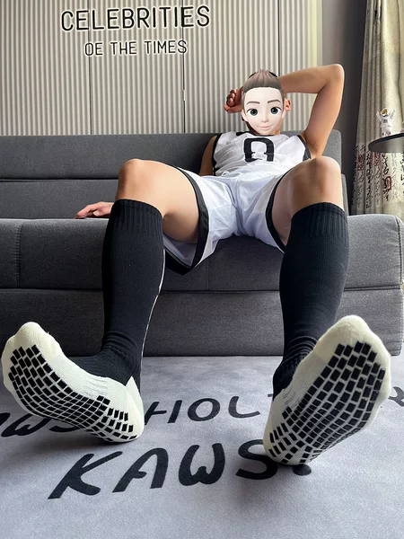 High-Top Men's Thickened Towel-Soled Non-Slip Sports Socks, Mid-Length Basketball Socks, Football Socks, Compression Socks