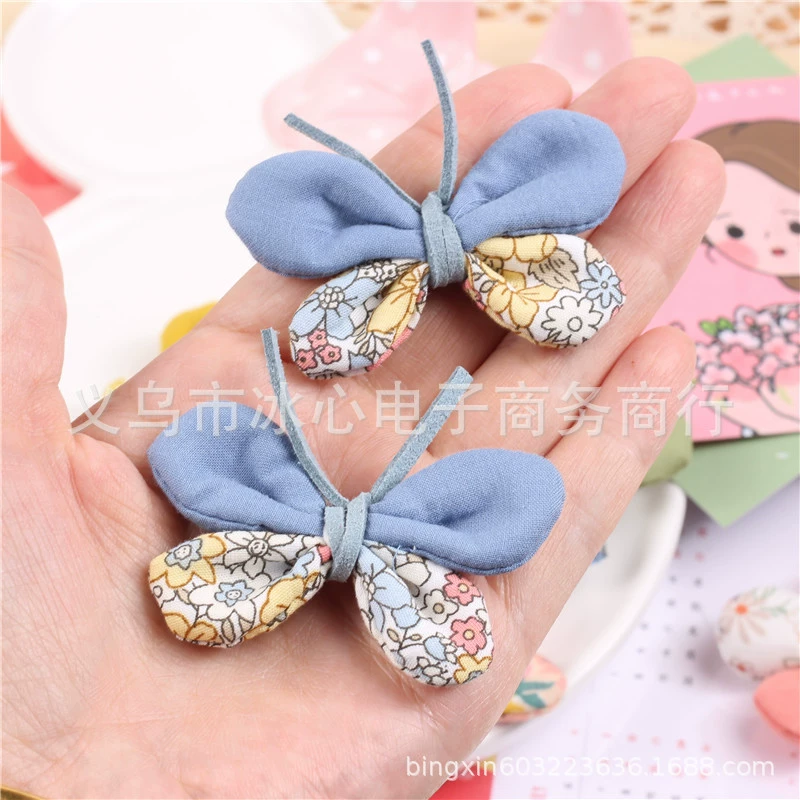 Летняя hair accessory handmade, материал, ткань с бабочкой, обувь, коллекция 2021 года, цветочный принт