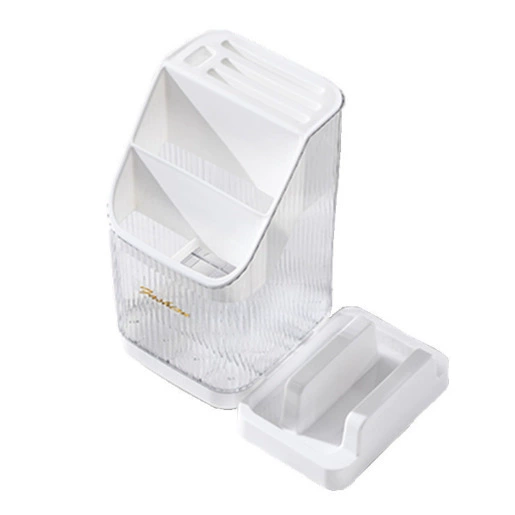 Кухонный свет Роскошная прозрачная стойка для хранения Разделочная доска Стеллаж для хранения ножей Встроенный держатель для кухонных ножей Палочки для еды Хранение ножей