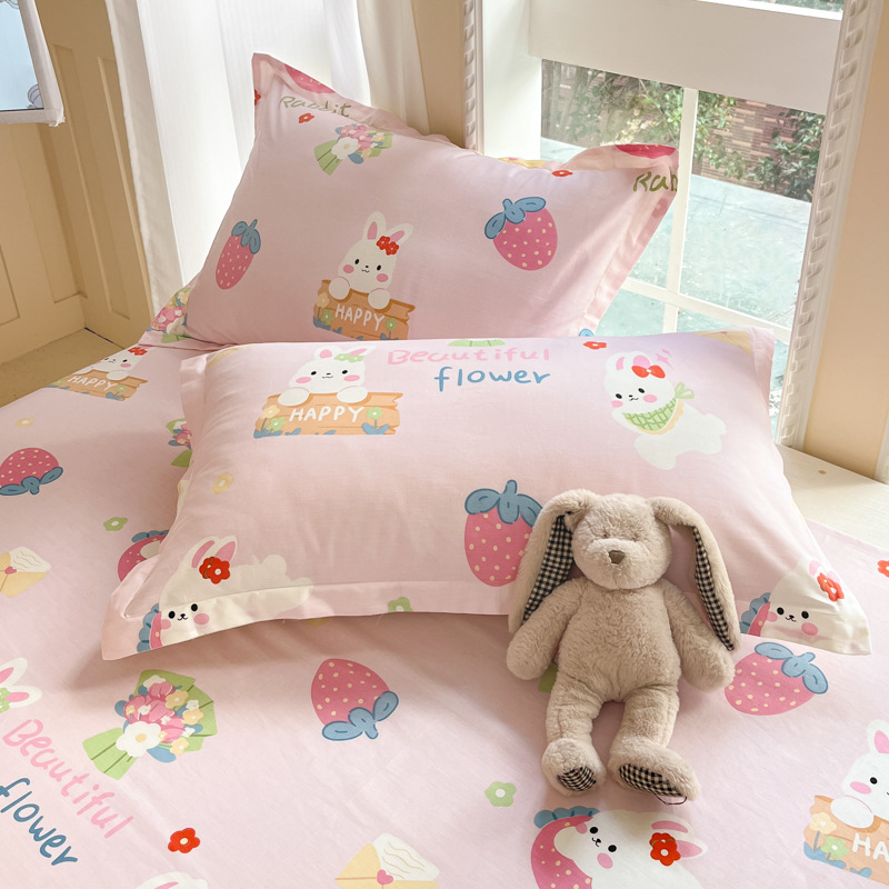 Funda de almohada de algodón Un par de fundas de almohada de algodón puro 48x74 Funda interior de núcleo de almohada para niños domésticos individuales 2025 Nuevo estilo
