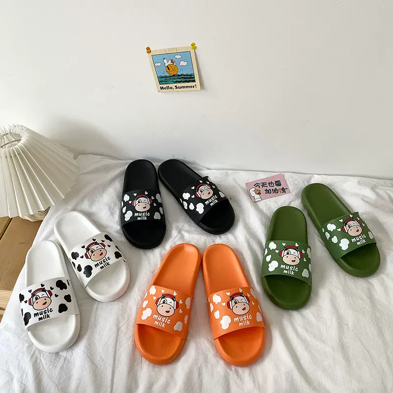 新款家居室内拖鞋时尚室外凉拖鞋ins平底浴室网红凉拖鞋轻便ins风