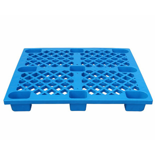 Grid Nine-Leg Pallet Manufacturer Thickened Nine-Leg Forklift Warehouse Logistics Plastic Pallet for Logistics Use