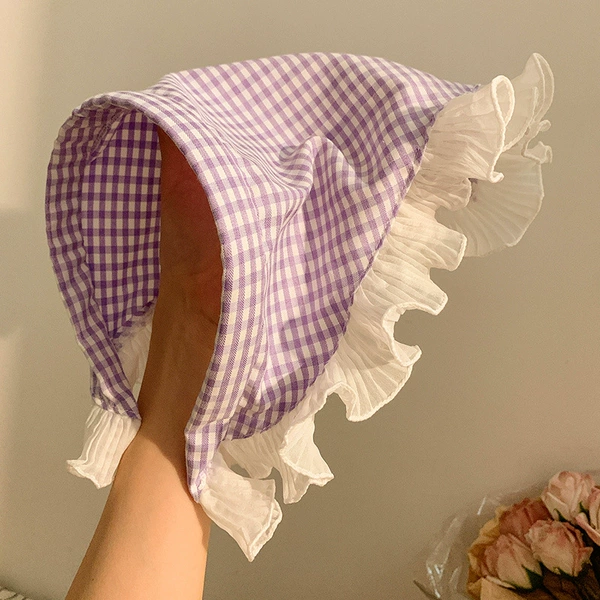 Purple colored scarf, headband