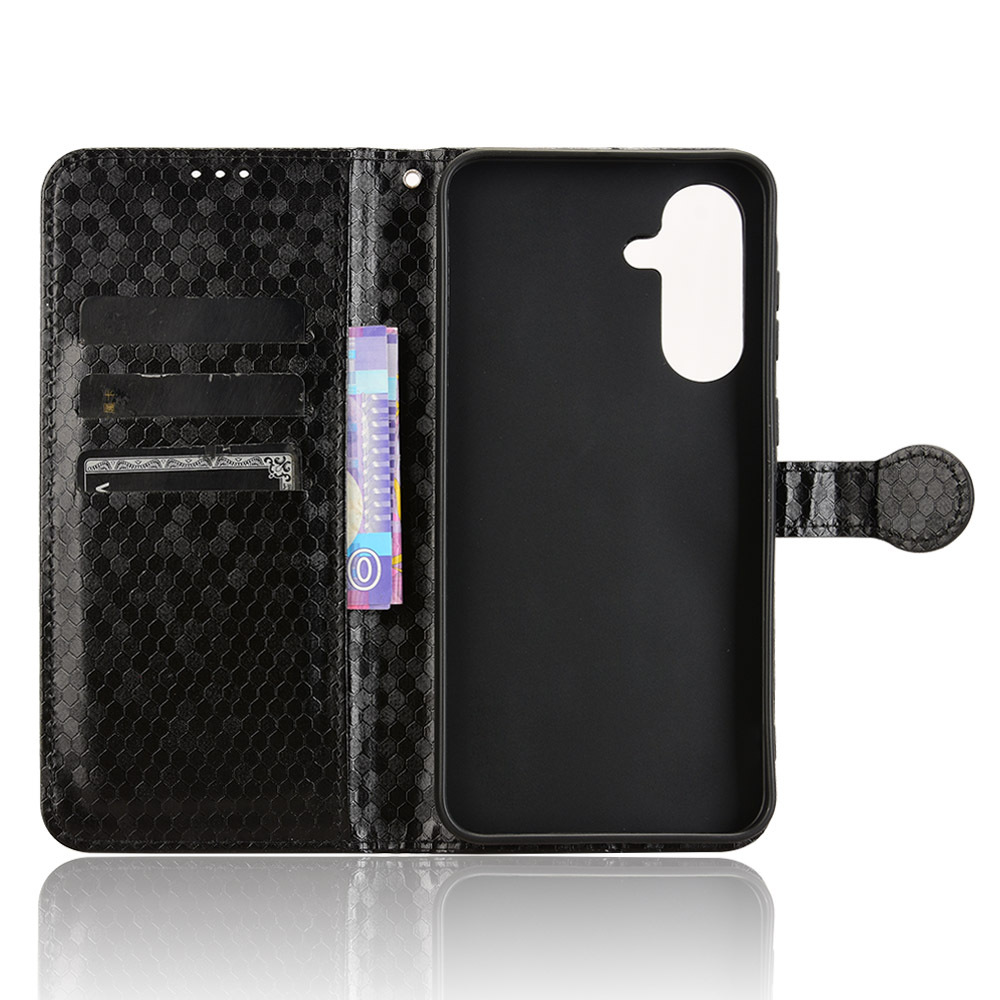 Passend für Samsung Galaxy A36 5G: Lederhülle mit Polka-Dot-Muster, Kartenfach und Klappdeckel_voghion.com