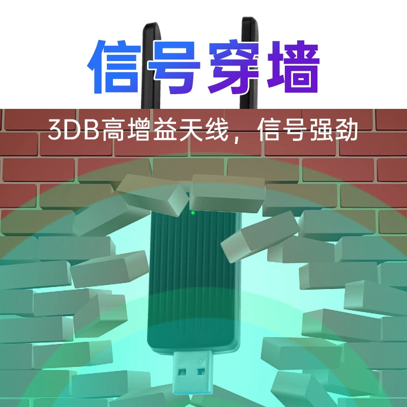 Двухдиапазонная с поддержкой 5G USB-гигабитная беспроводная сетевой карты WiFi приемник для настольного компьютера и ноутбука