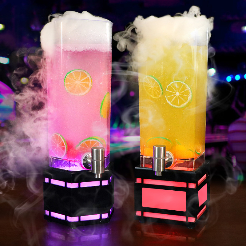 發光可樂桶酒炮KTV餐廳飲料扎啤桶酒泡商用加厚耐摔酒吧果汁壺