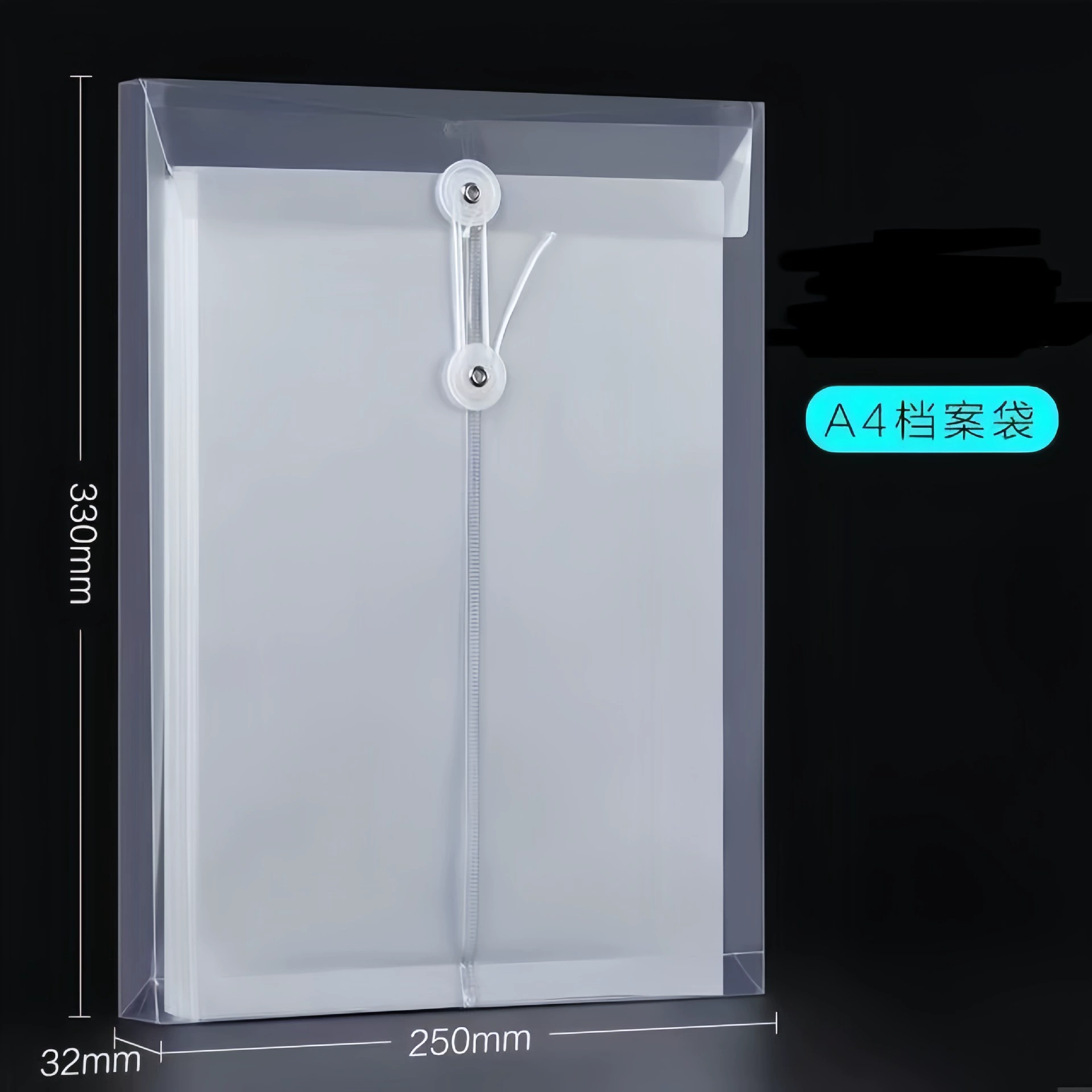 Files bag for folders, capacious storage bag for documents, custom-made, increased thickness
