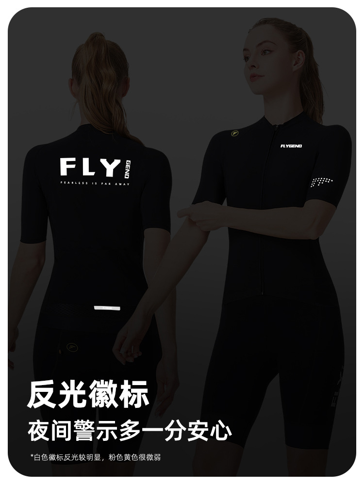 Ropa de ciclismo de carretera de mujeres de manga corta de verano ligera y delgada de color sólido sudor delgada y delgada camisa de ciclismo de mujer