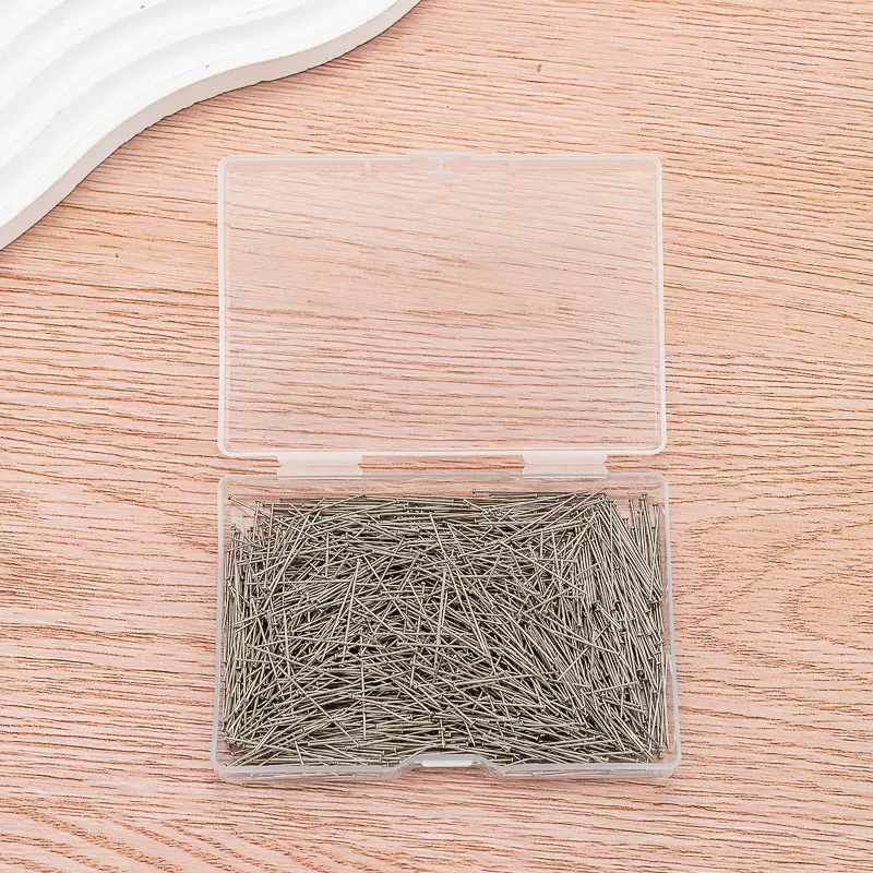 厂家直供服装立裁定位针办公用品大头针多规格电镀固定针塑料盒装