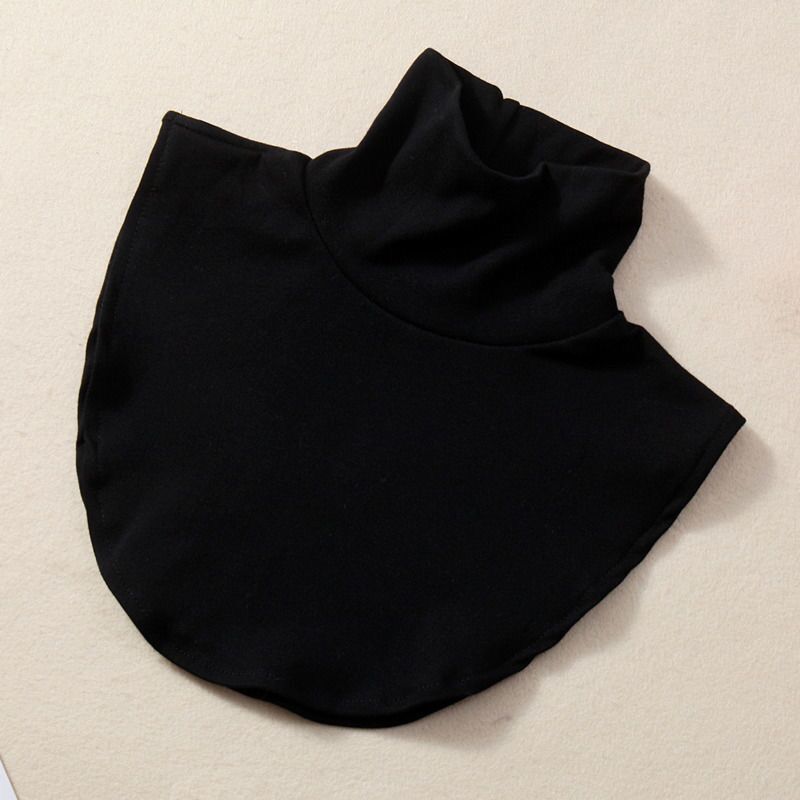 加绒加厚德绒秋冬季立领护颈假领子女百搭高领搭配毛衣内搭围脖领|undefined