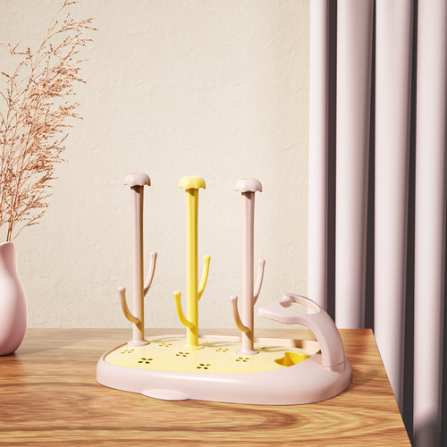 Baby Bottle Whale Drying Rack, Baby Bottle and Nipple Drip Drying Rack, Baby Bottle Rack, Single Item Wholesale (Without Brush)