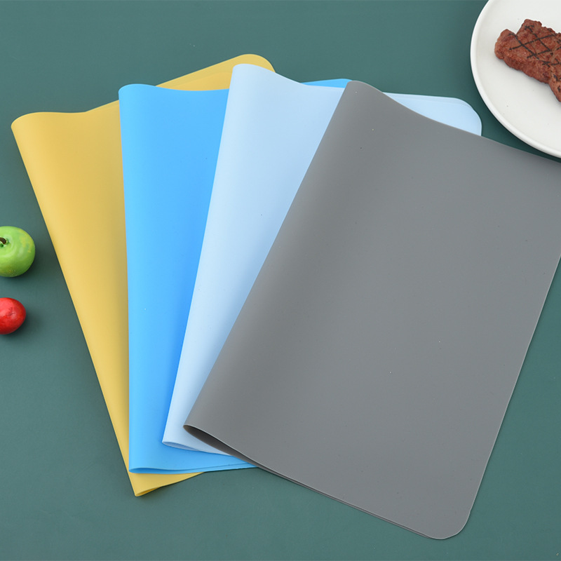 40*30cm children's Silicone Placemat Nordic Morandi insulation placemat solid color student table mat Western placemat 40*30cm children's Silicone Placemat Nordic Morandi insulation placemat solid color student table mat Western placemat