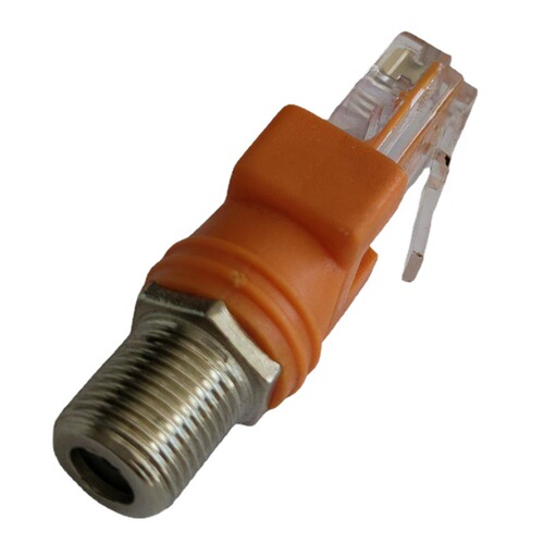 F female to 8P8C crystal head RJ45 crystal head to F female conversion adapter for monitoring cable use, custom-made