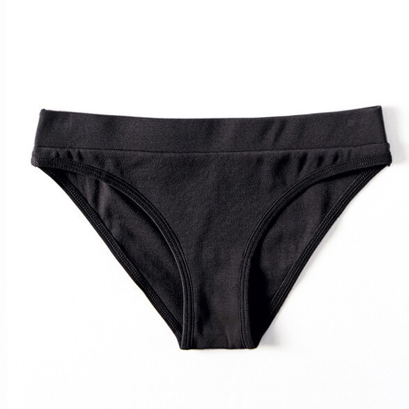 AliExpress European and American sports style cotton rib high elastic women's briefs wide-brimmed hip-wrapped underwear wholesale