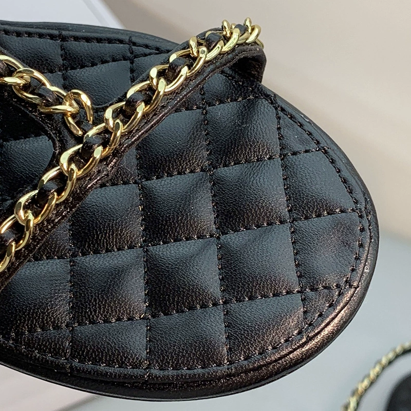 Металлическая цепь с алмазным узором, сандалии на каблуке, обувь, стиль Chanel, натуральная кожа