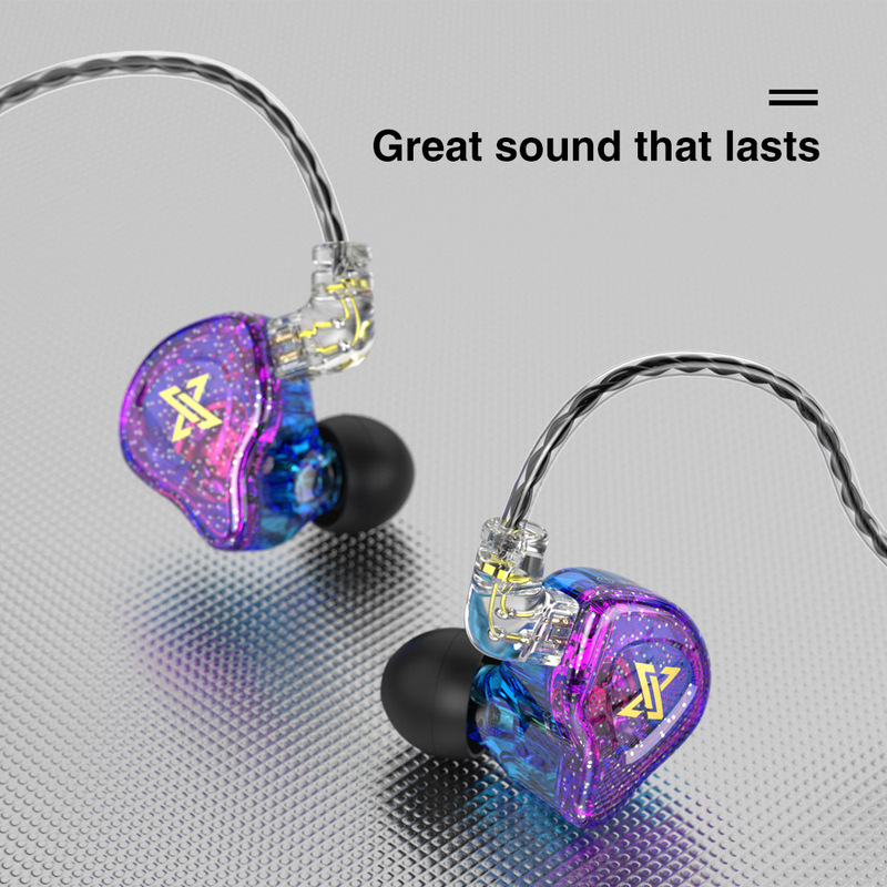 QKZ AK6 MAX in-ear moving coil headphones HiFi sound quality subwoofer wired headphones wholesale New