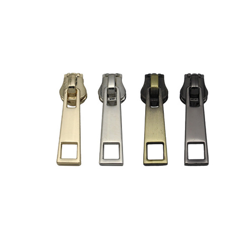 No. 5 locomotive slider wholesale luggage hardware No. 5 copper tooth zipper puller clothing luggage wallet zipper accessories