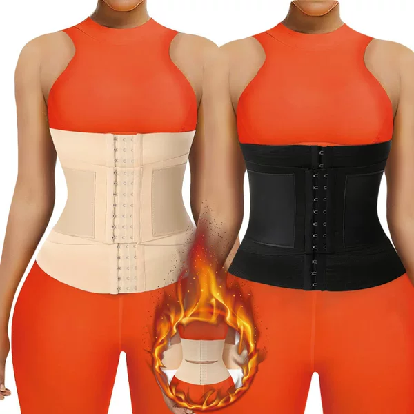 Waist Trainer Adjustable Plus Size Belt Stomach Waist Trimmer Belt Sweat Sauna Belt Shaping Girdle