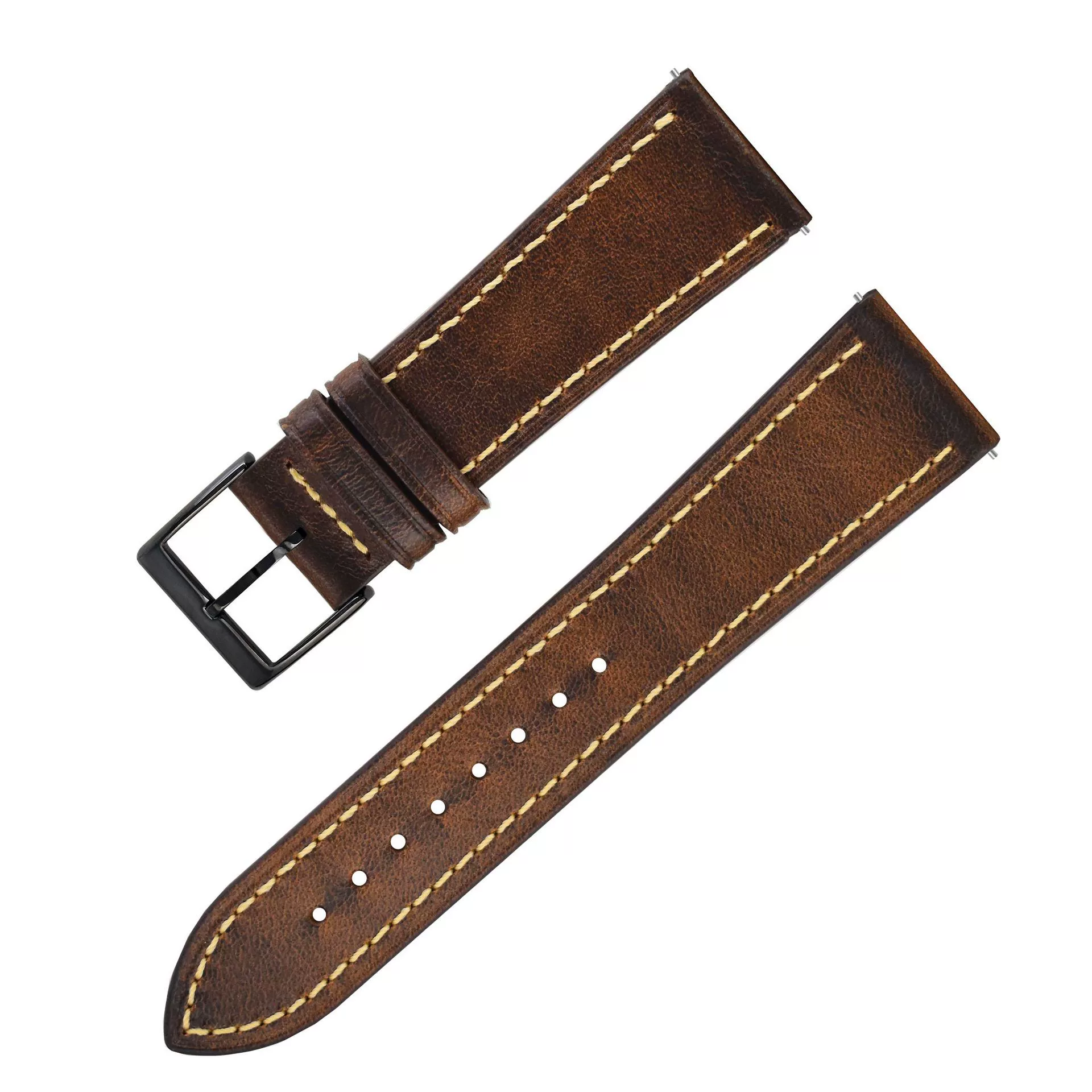 Подходит для Samsung Gears3ticWatch Huami Watch Moto360 тонкая настоящая кожа кромка быстро снимается браслет