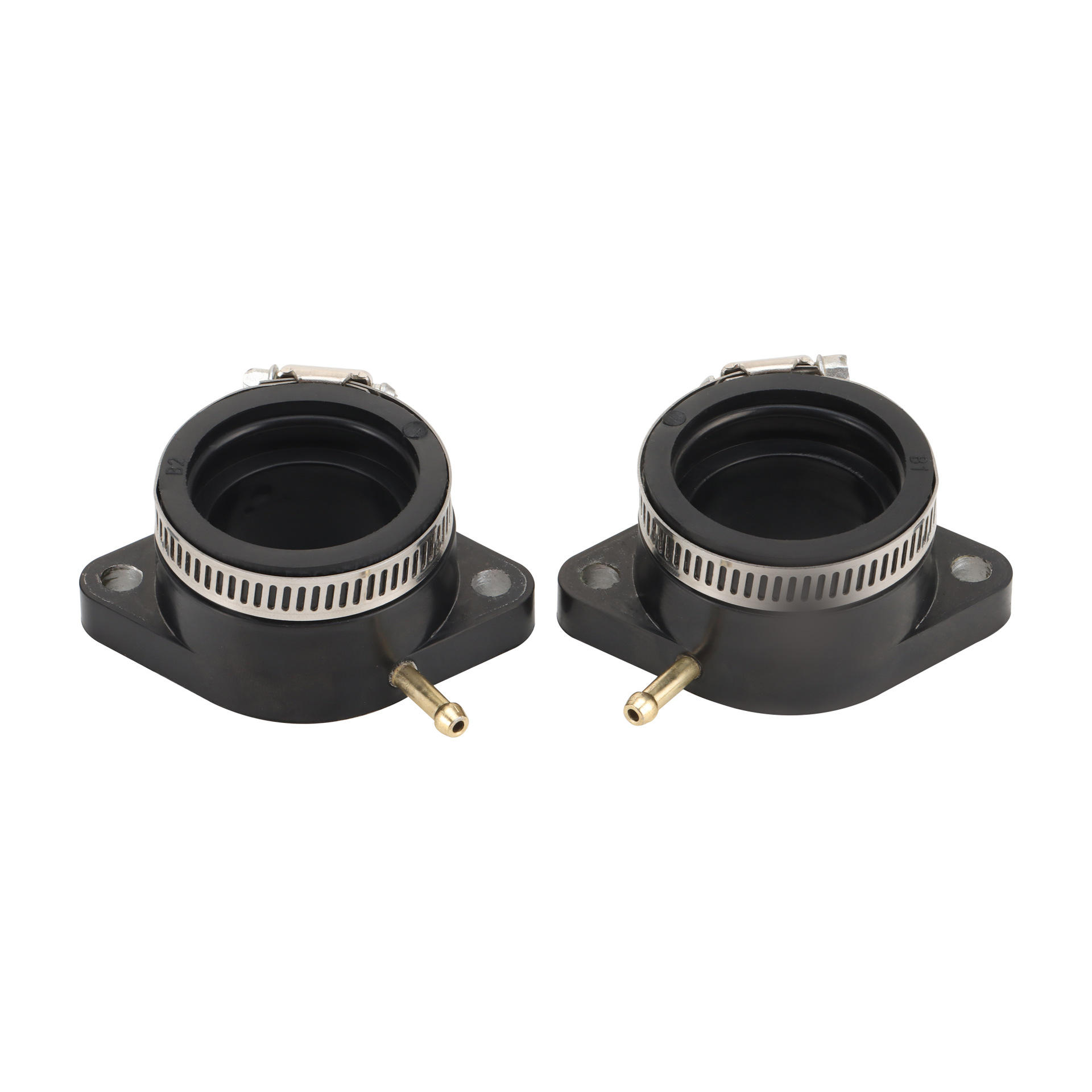 2pcs 1 Pair For Yamaha XS400 77-82 Intake Manifold Carburetor Joint 2A2-13586-