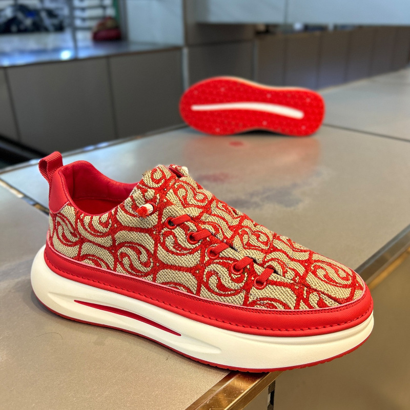 潮鞋男春夏季新款時尚透氣休閒鞋跨境批發潮搭舒適低幫輕便板鞋男