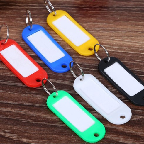 全新PE柔软塑料钥匙牌号码分类标签牌行李吊牌钥匙收纳管理牌