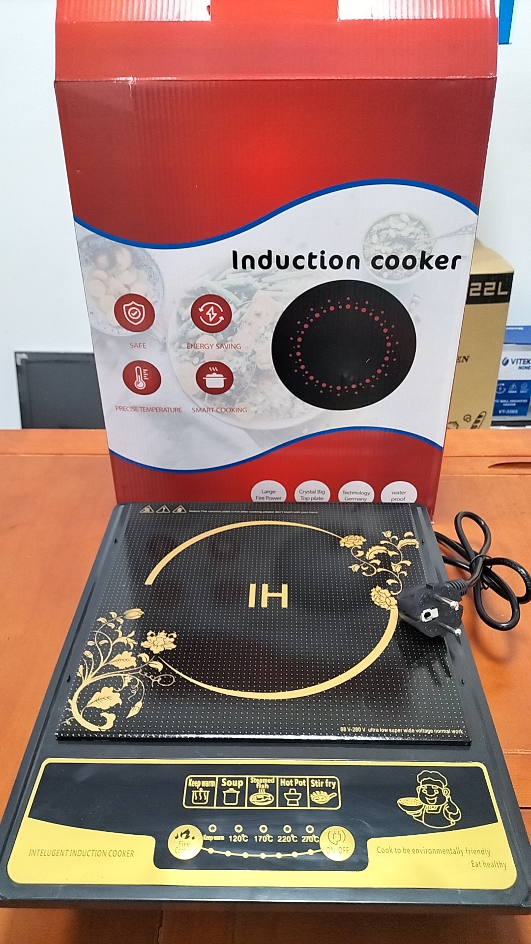 exportación de comercio exterior toque de botón único horno electromagnético doméstico de alta potencia horno caliente dormitorio horno de cerámica eléctrica infrarroja transfronteriza